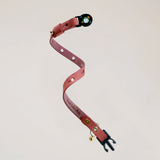 Handmade Leather Cat Collar - Blush