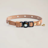 Handmade Leather Collar - Bone