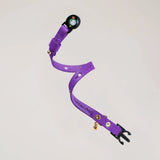 Handmade Leather Cat Collar - Lilac