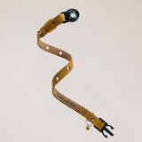 Handmade Leather Cat Collar - Honey